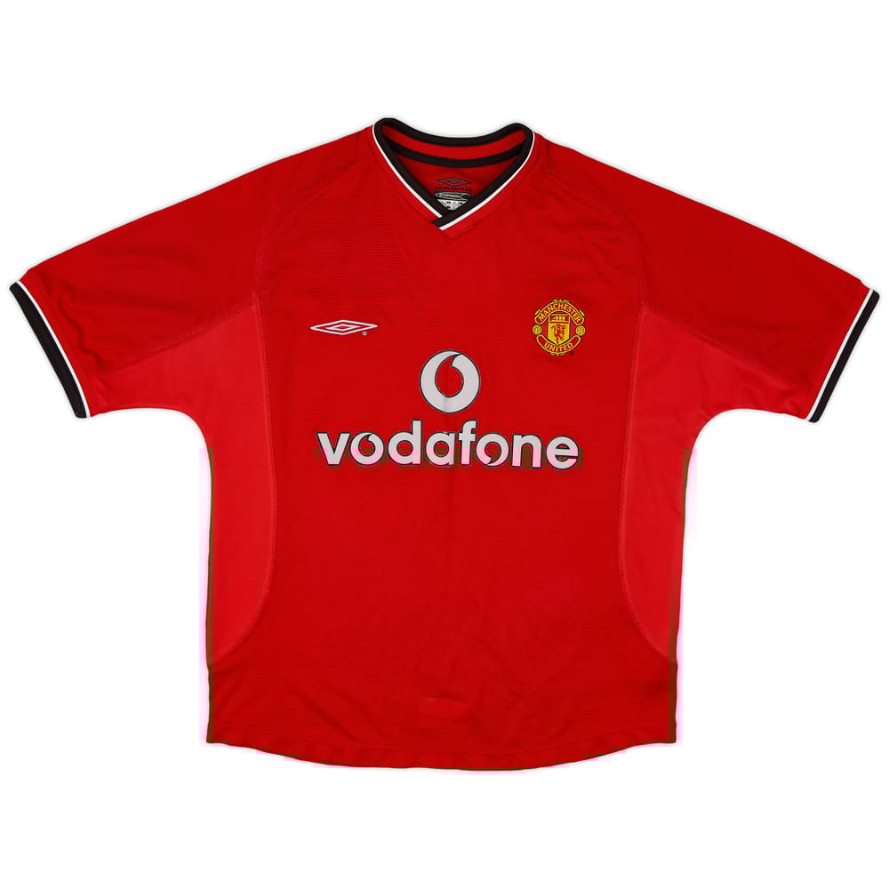 2000-02 Manchester United Home Shirt - 5/10 - (Y)