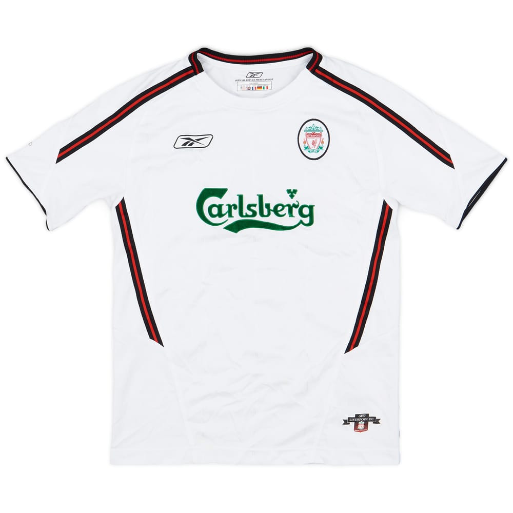 2003-04 Liverpool Away Shirt - 8/10 - (L.Boys)