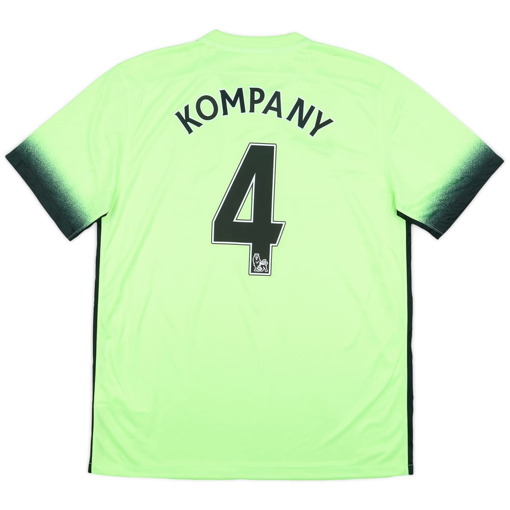 2015-16 Manchester City Third Shirt Kompany #4 (L)