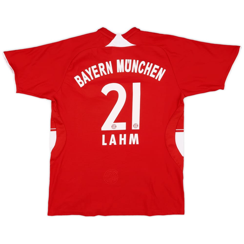 2007-08 Bayern Munich Home Shirt Lahm #21 - 7/10 - (L.Boys)