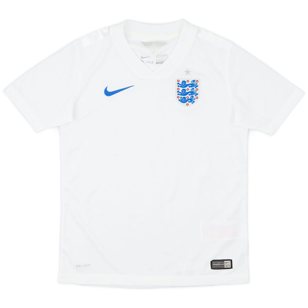 2014-15 England Home Shirt - 8/10 - (S.Boys)
