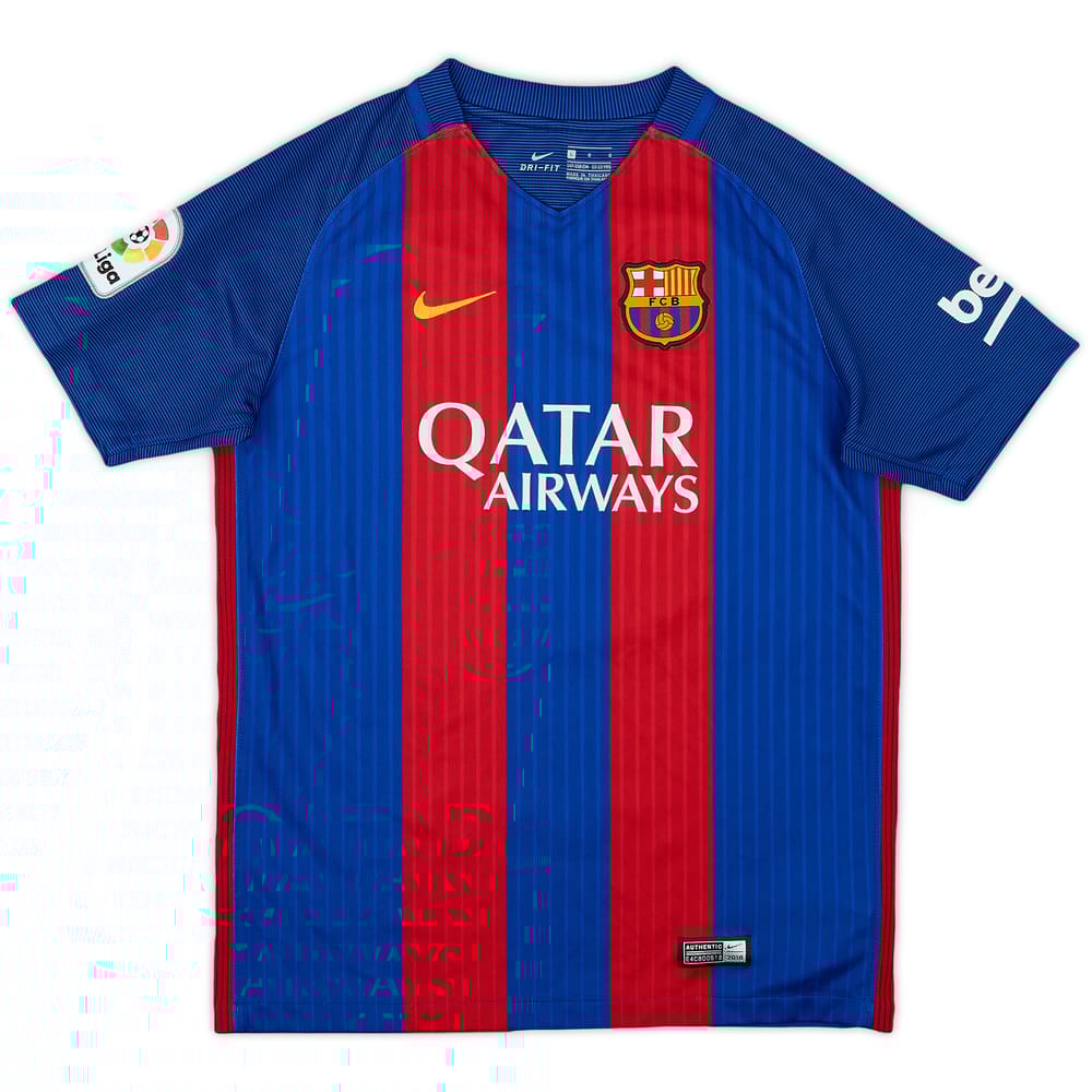 2016-17 Barcelona Home Shirt - 9/10 - (L.Boys)