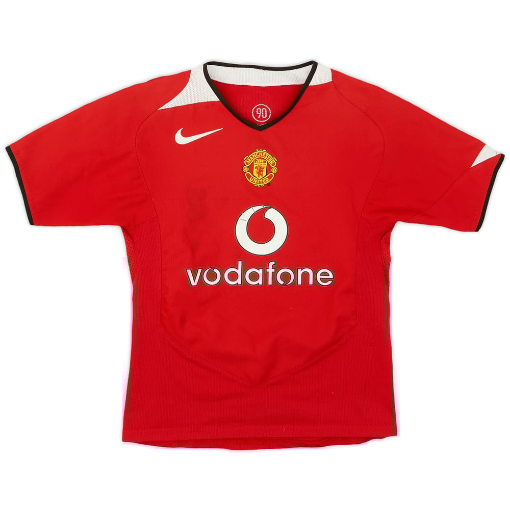 2004-06 Manchester United Home Shirt - 5/10 - (S.Boys)