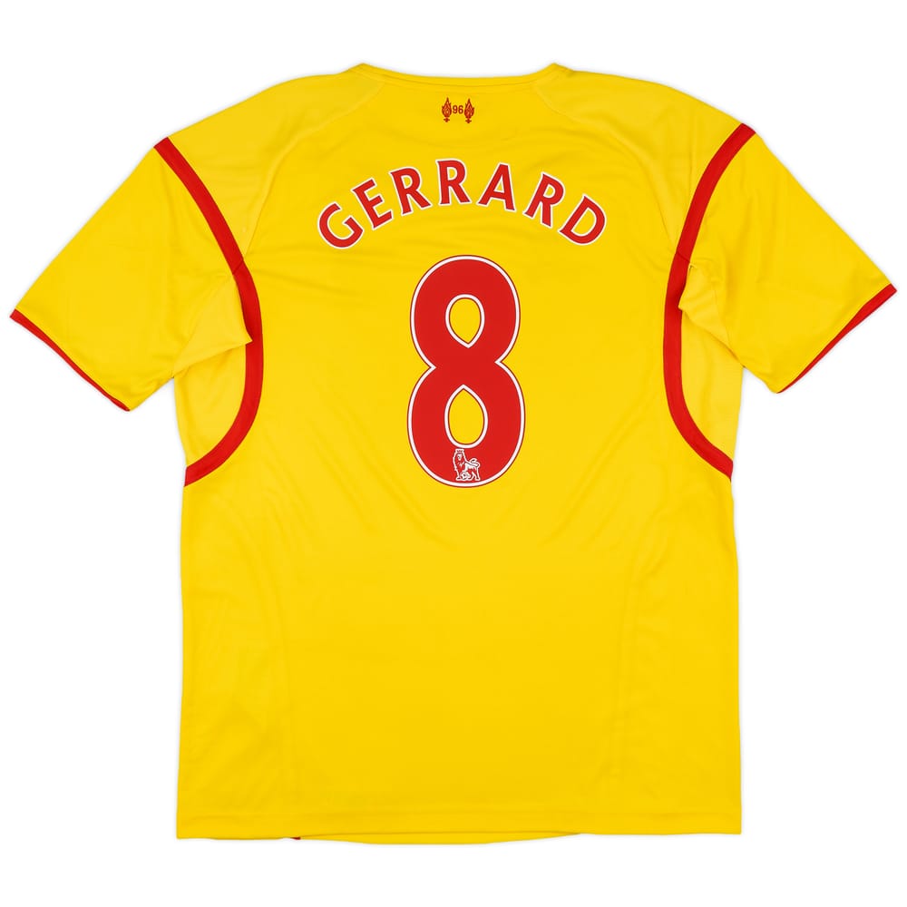 2014-15 Liverpool Away Shirt Gerrard #8 - 6/10 - (L)