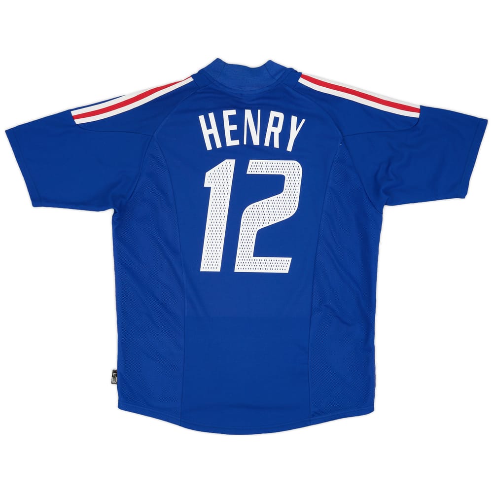2002-04 France Home Shirt Henry #12 - 6/10 - (L)