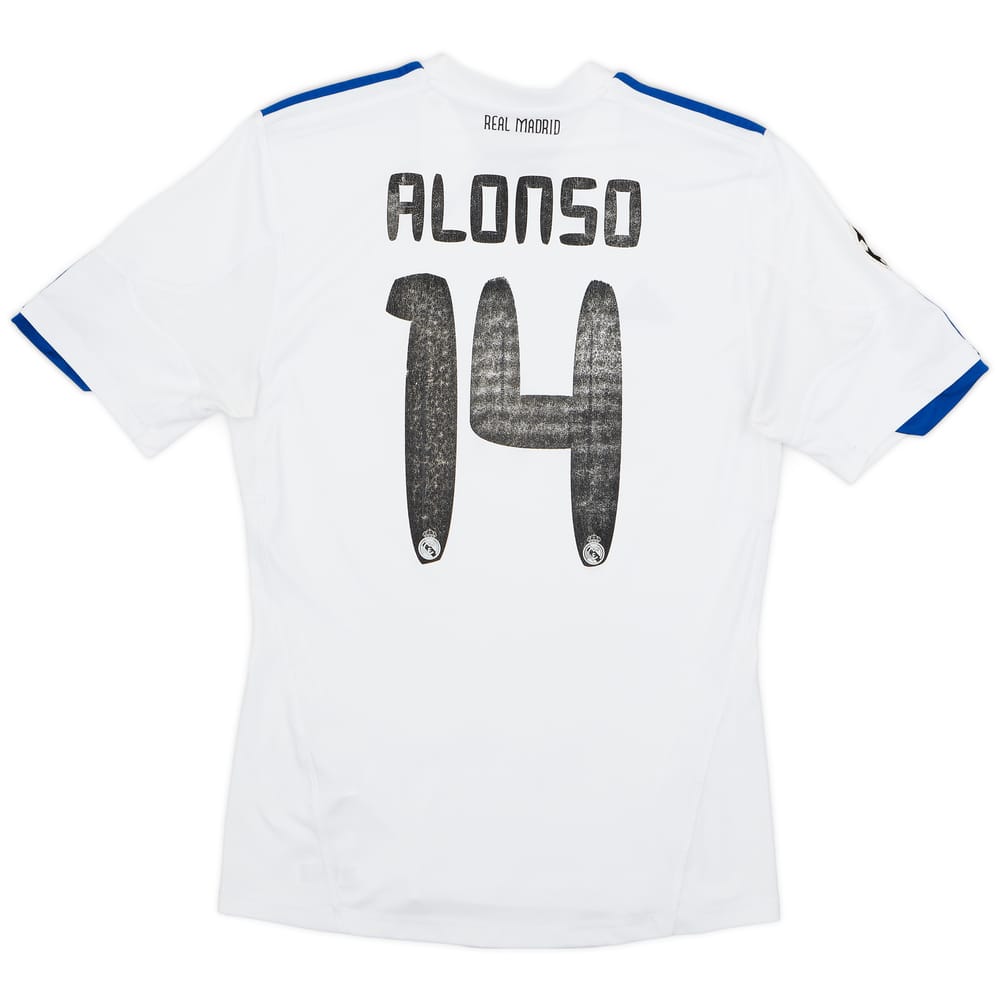 2010-11 Real Madrid Home Shirt Alonso #14 - 4/10 - (S)