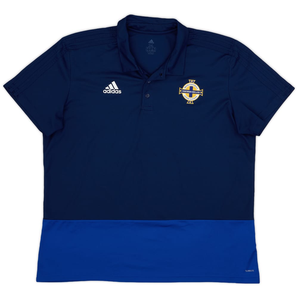 2017-18 Northern Ireland adidas Polo Shirt - 9/10 - (XXL)