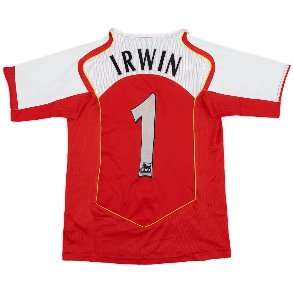 2004-05 Arsenal Home Shirt Irwin #1 - 7/10 - (L.Boys)