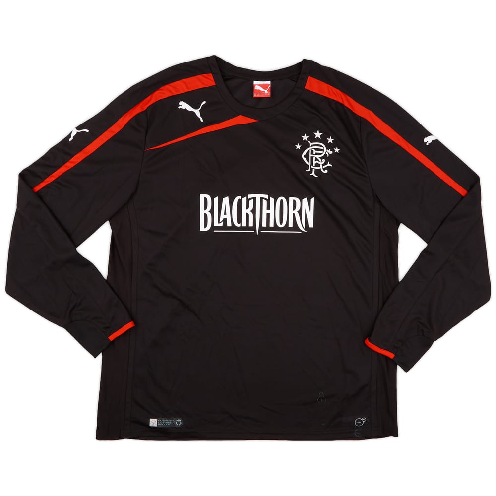 2013-14 Rangers Third L/S Shirt - 6/10 - (XXL)