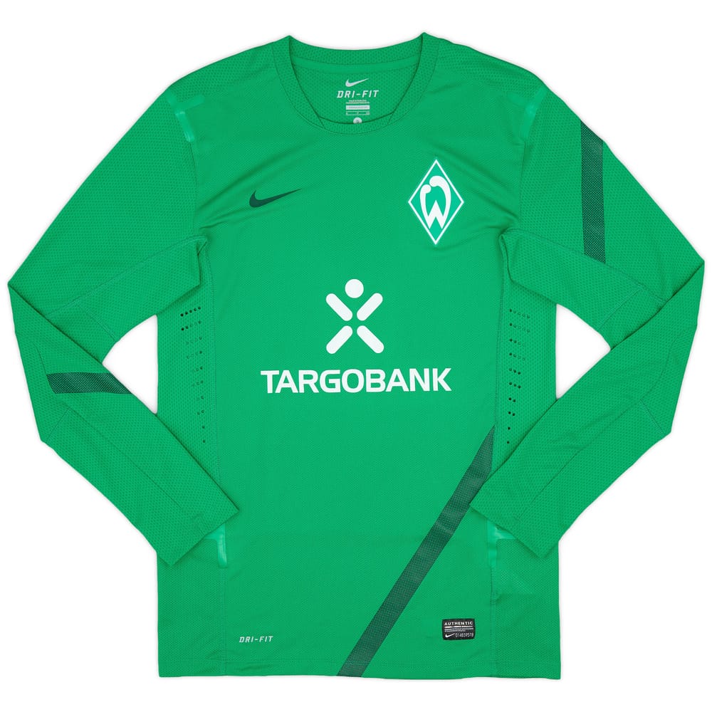 2011-12 Werder Bremen Player Issue Nike Training L/S Shirt - 9/10 - (S)