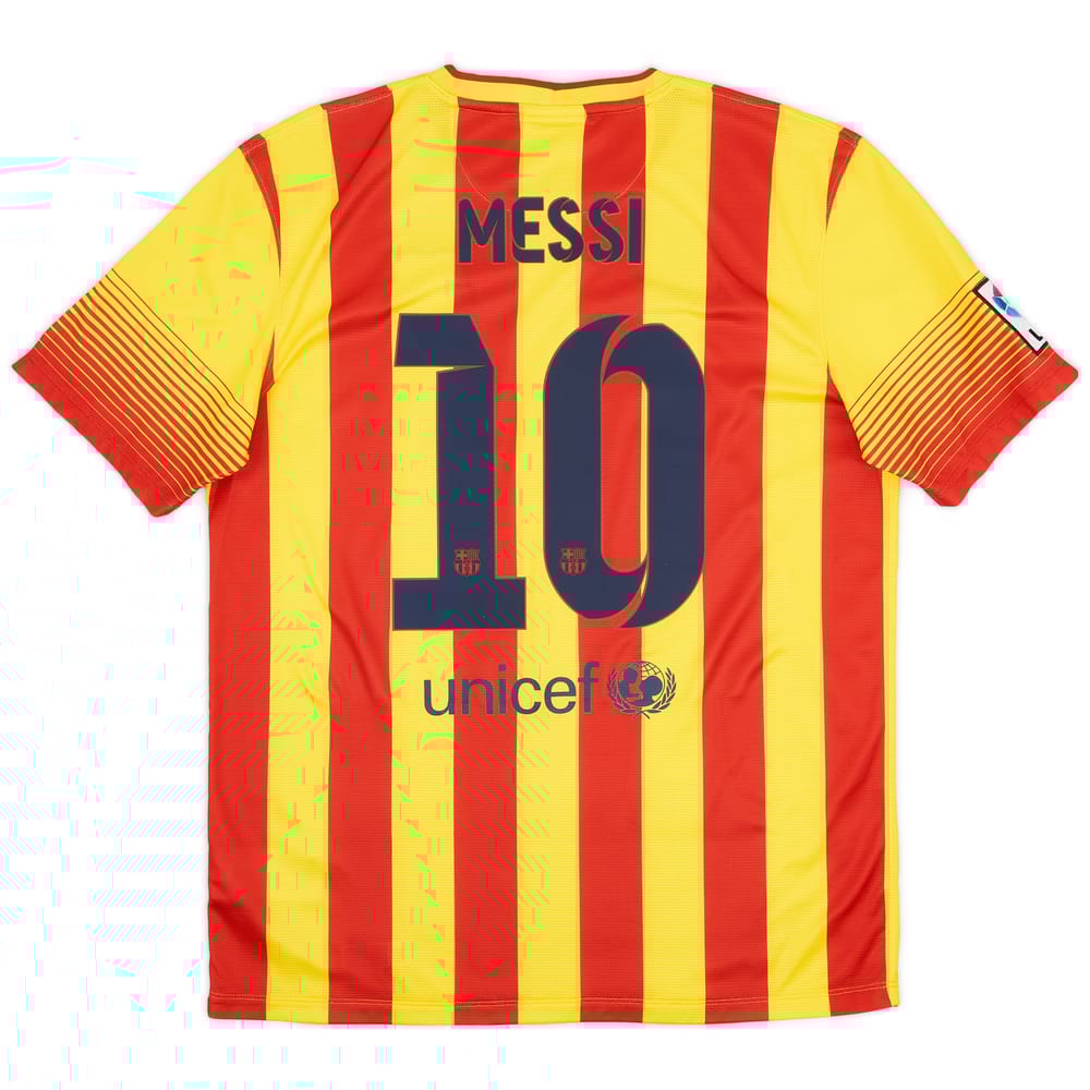 2013-15 Barcelona Away Shirt Messi #10 - 9/10 - (L)
