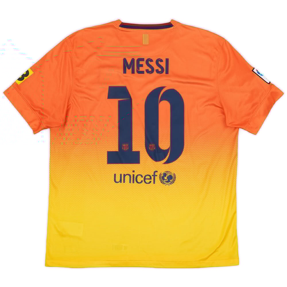 2012-13 Barcelona Away Shirt Messi #10 - 7/10 - (XL)