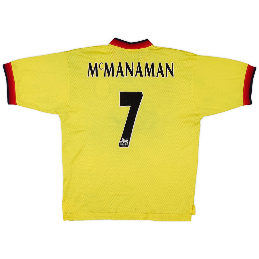 1997-99 Liverpool Away Shirt McManaman #7 - 7/10 - (M)