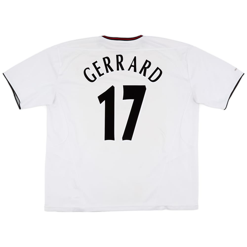 2003-04 Liverpool Away Shirt Gerrard #17 - 6/10 - (3XL)