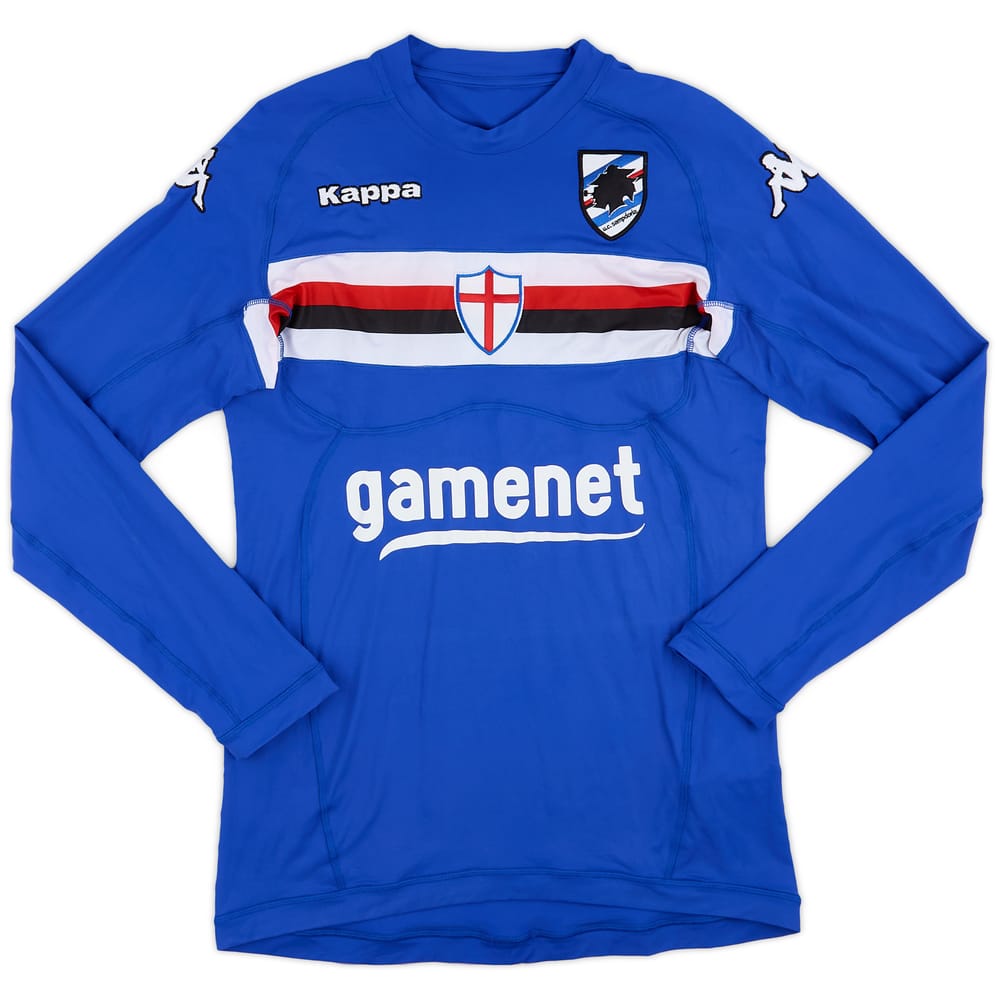 2011-12 Sampdoria Home L/S Shirt #9 - 5/10 - (XL)