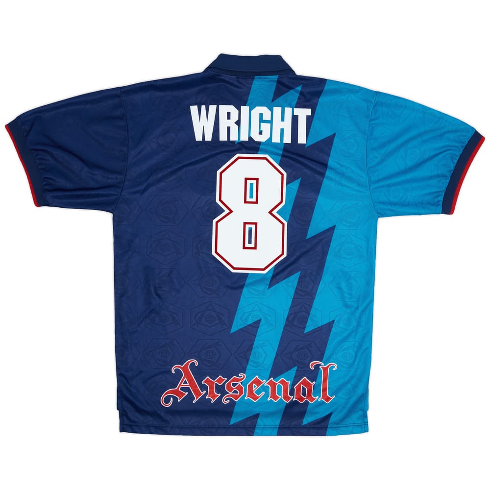 1995-96 Arsenal Away Shirt Wright #8 - 9/10 - (L)