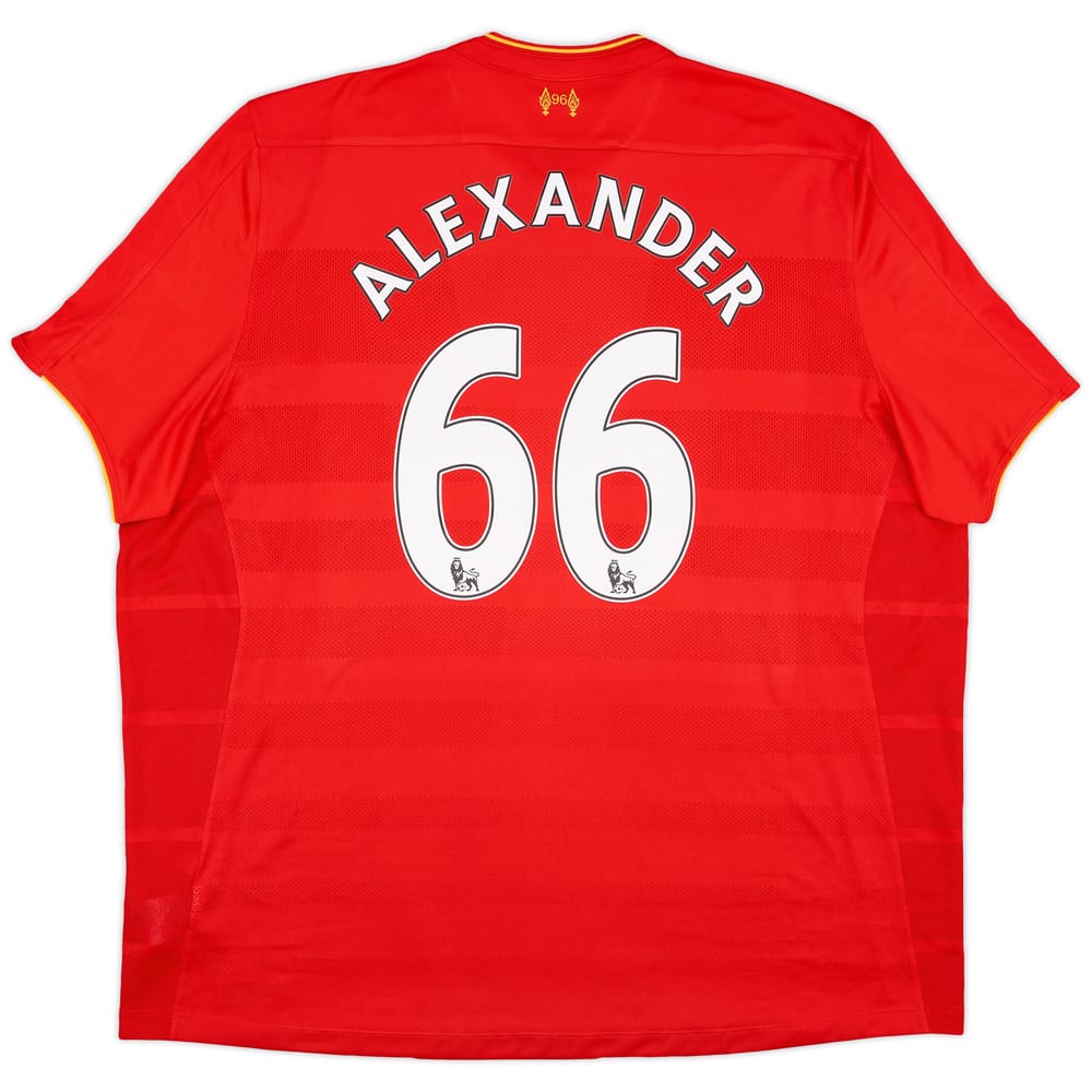 2016-17 Liverpool Home Shirt Alexander #66 - 7/10 - (3XL)