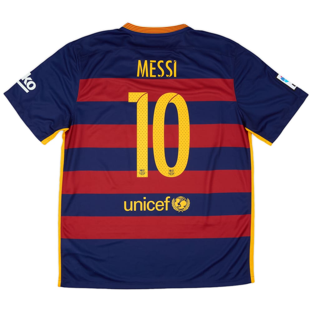 2015-16 Barcelona Home Shirt Messi #10 (XL)