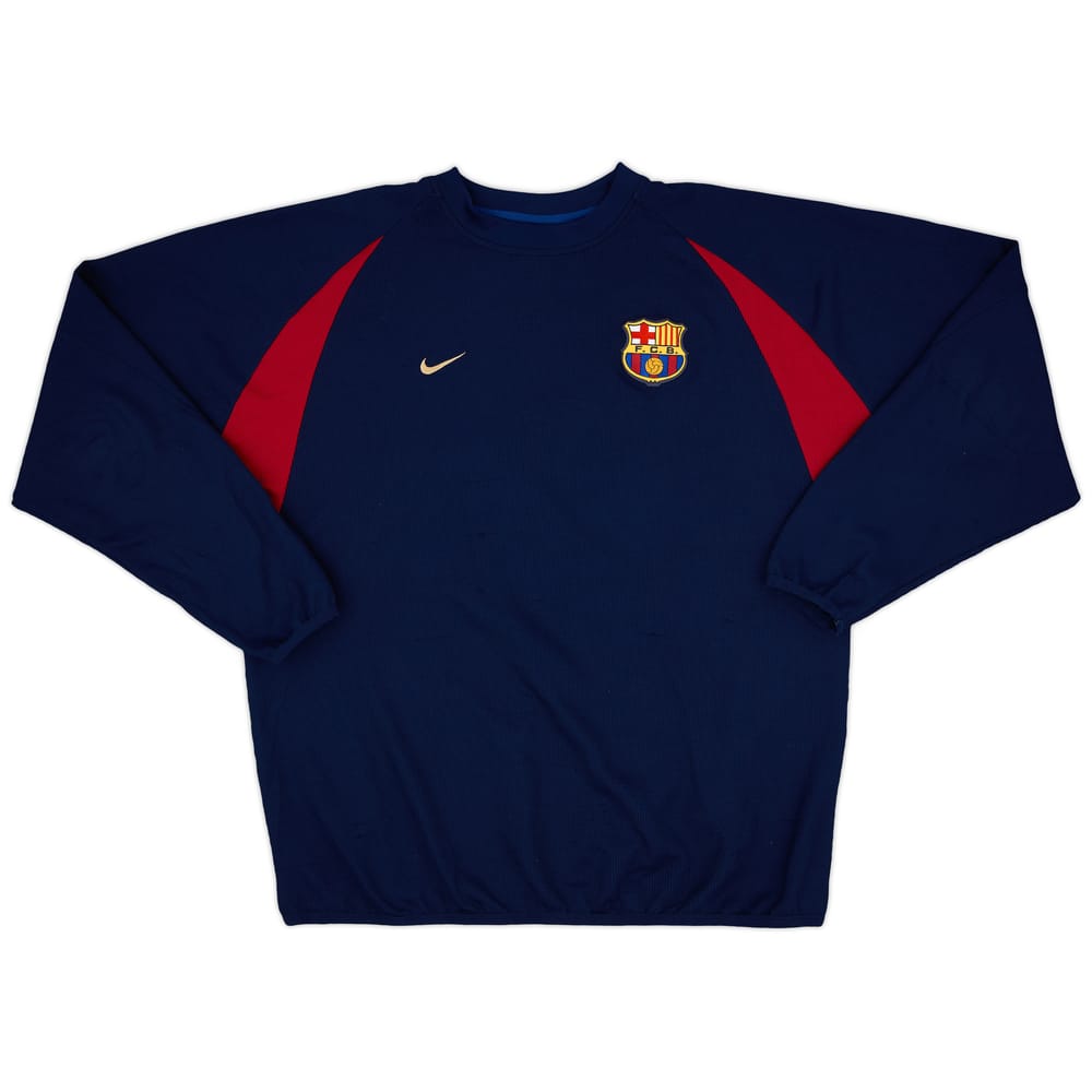 2002-03 Barcelona Nike Sweat Top - 7/10 - (XXL)