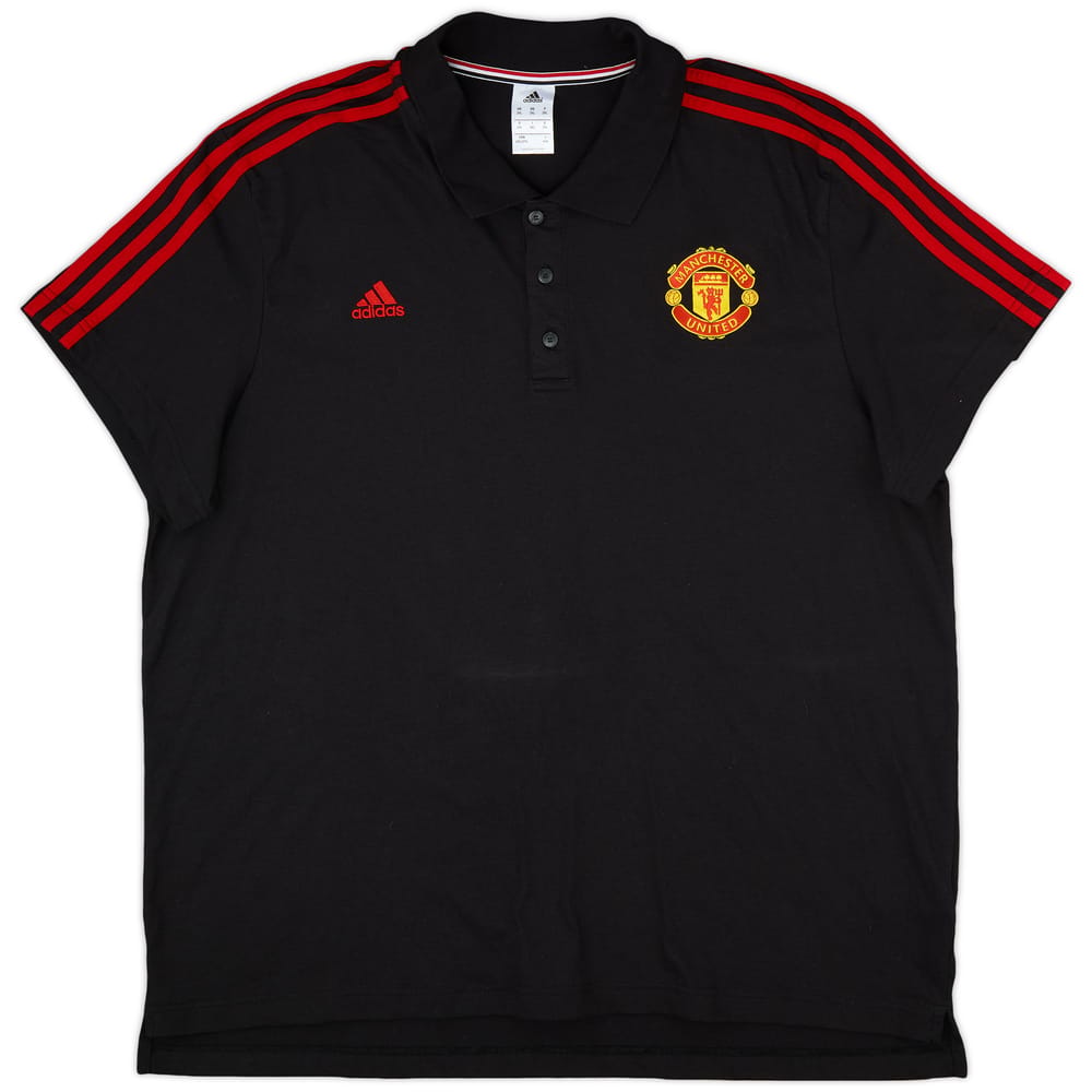 2015-16 Manchester United adidas Polo Shirt - 8/10 - (XXL)
