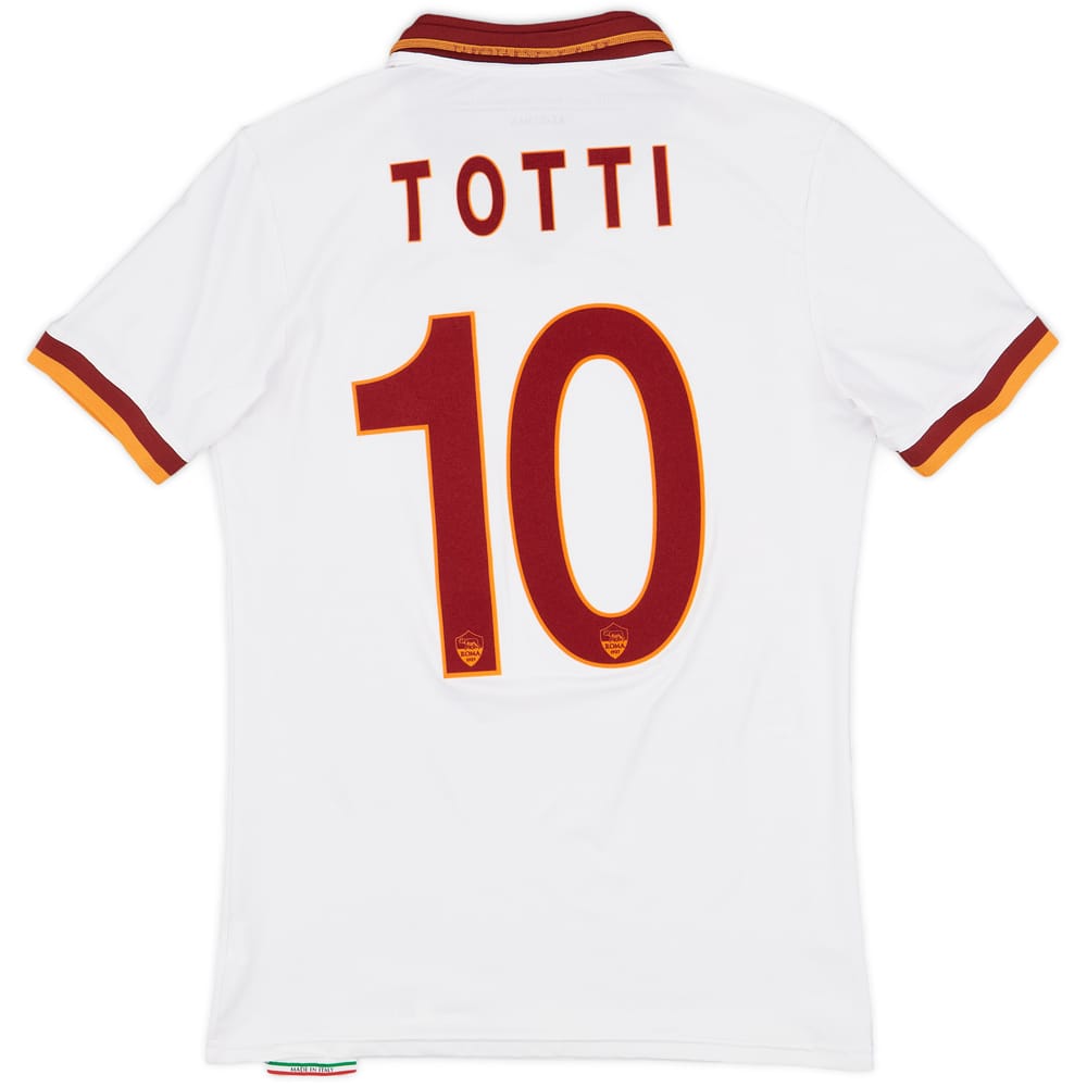 2013-14 Roma Away Shirt Totti #10 - 8/10 - (S)