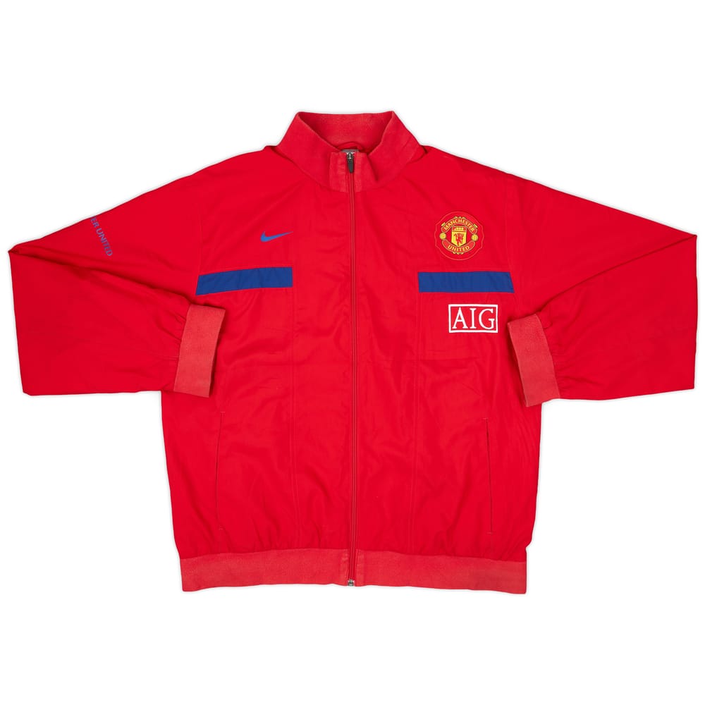 2008-09 Manchester United Nike Track Jacket - 9/10 - (L)