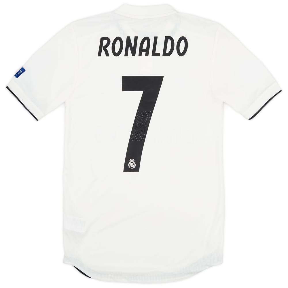 2018-19 Real Madrid Home Shirt Ronaldo #7 - 9/10 - (XS)