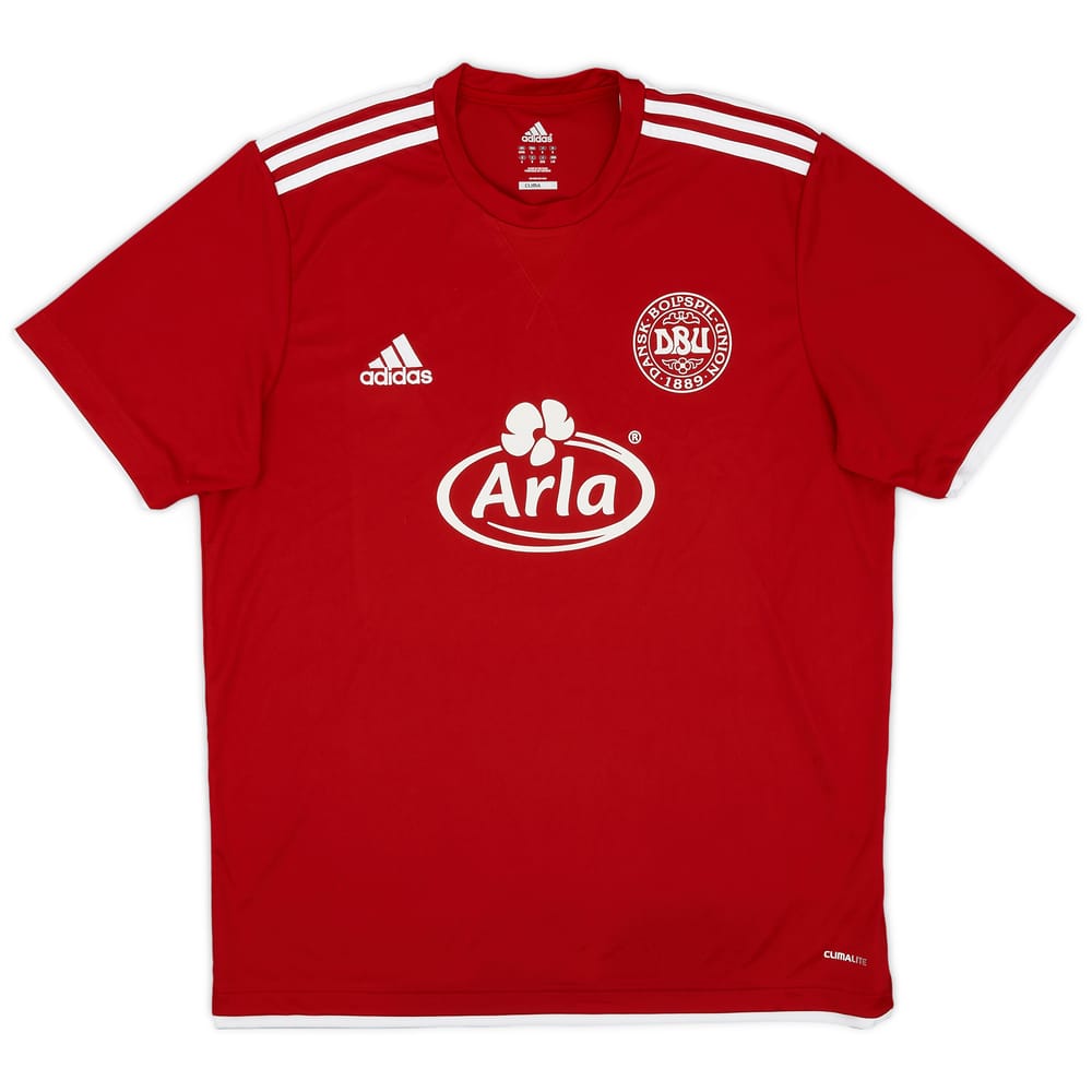 2010-11 Denmark adidas Training Shirt - 9/10 - (L/XL)