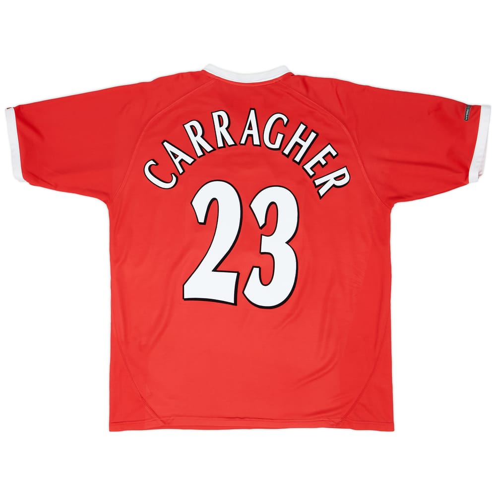 2001-03 Liverpool CL Shirt Carragher #23 - 9/10 - (L)