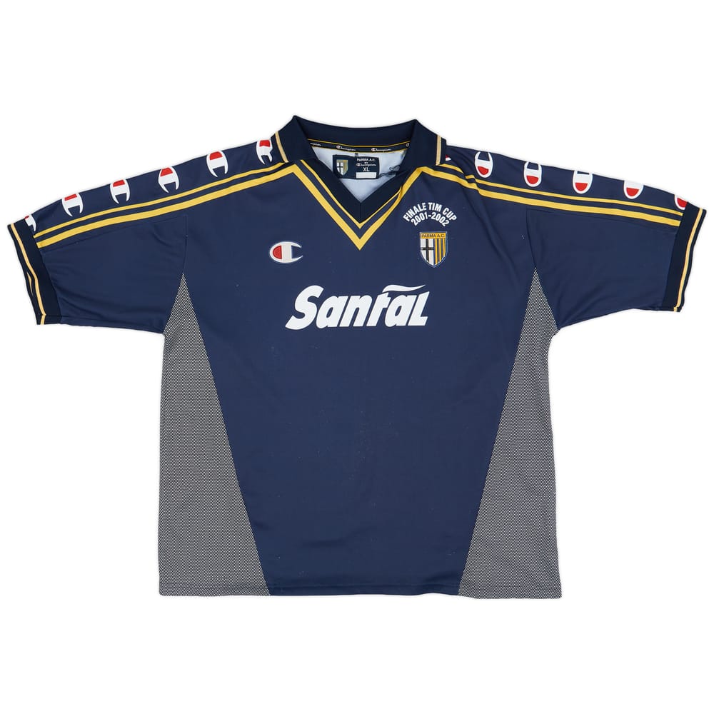 2001-02 Parma &#039;Signed&#039; Finale TIM Cup Away Shirt - 8/10 - (XL)