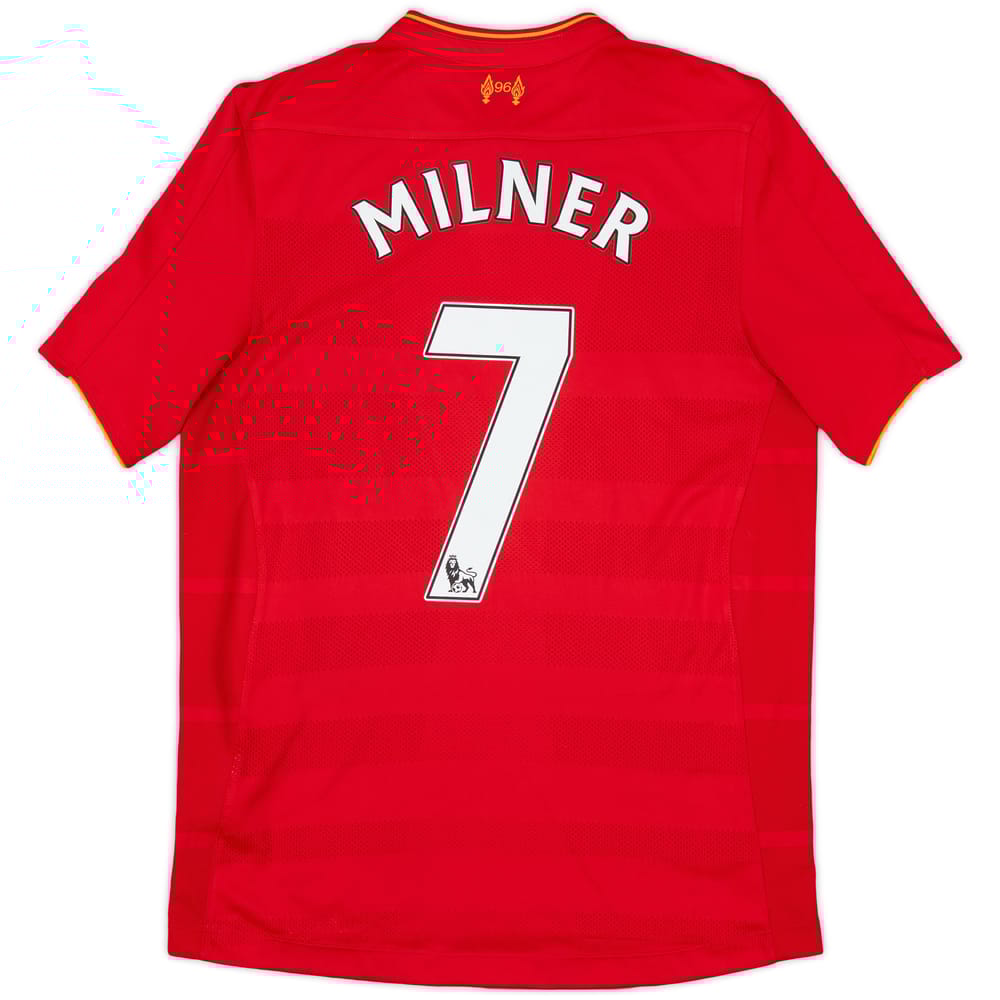 2016-17 Liverpool Home Shirt Milner #7 - 9/10 - (S)