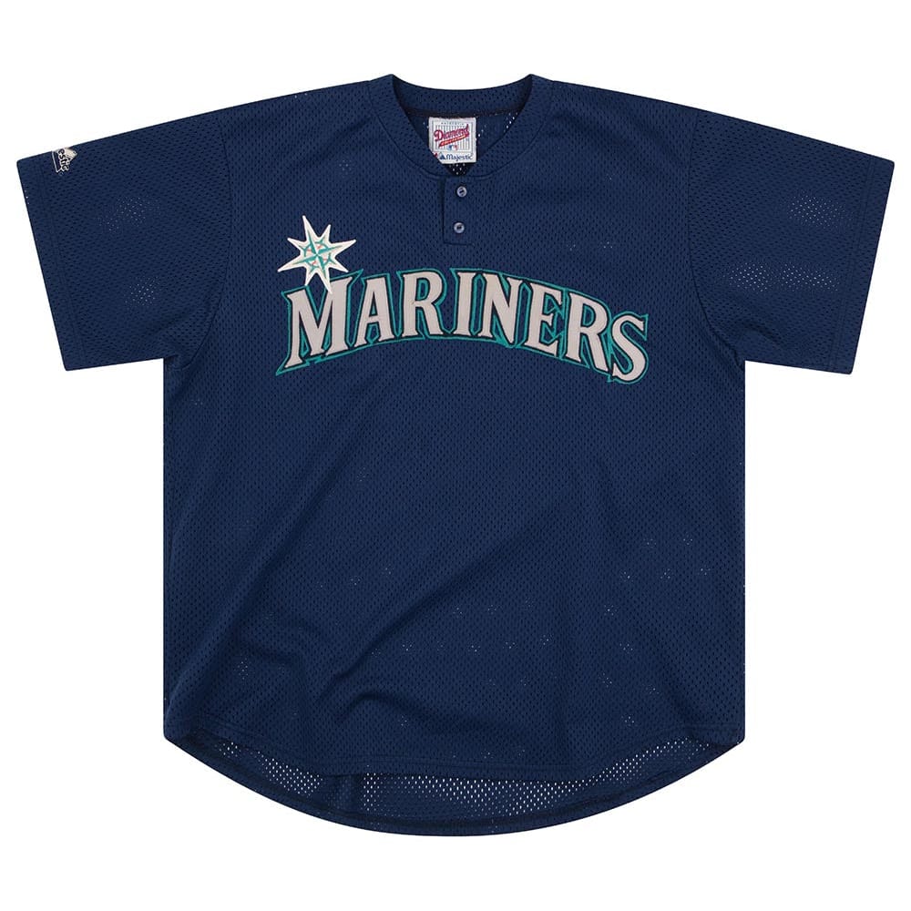 1990s Seattle Mariners Majestic Training Jersey L