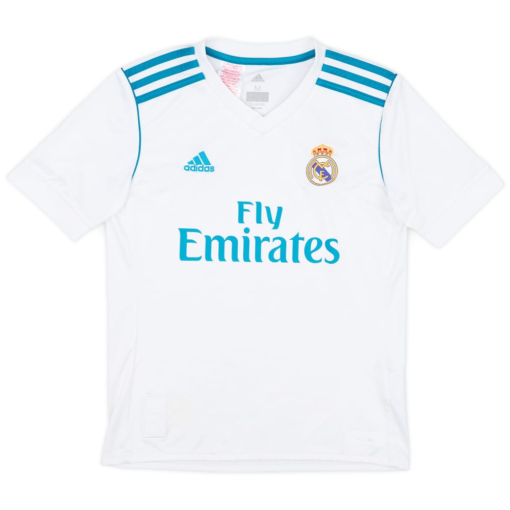 2017-18 Real Madrid Home Shirt - 8/10 - (M.Boys)