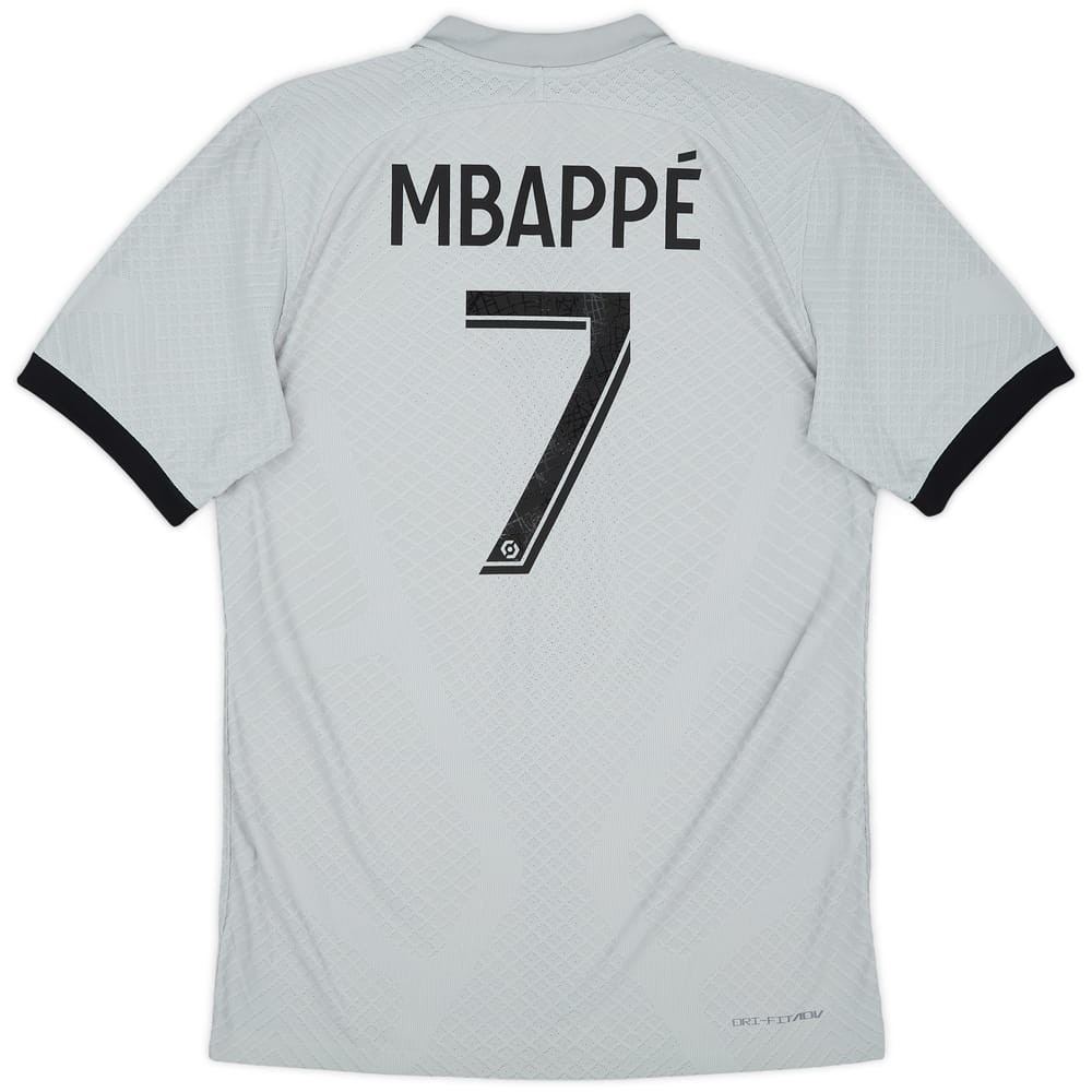 2022-23 Paris Saint-Germain Authentic Away Shirt Mbappe #7 - 9/10 - (S)