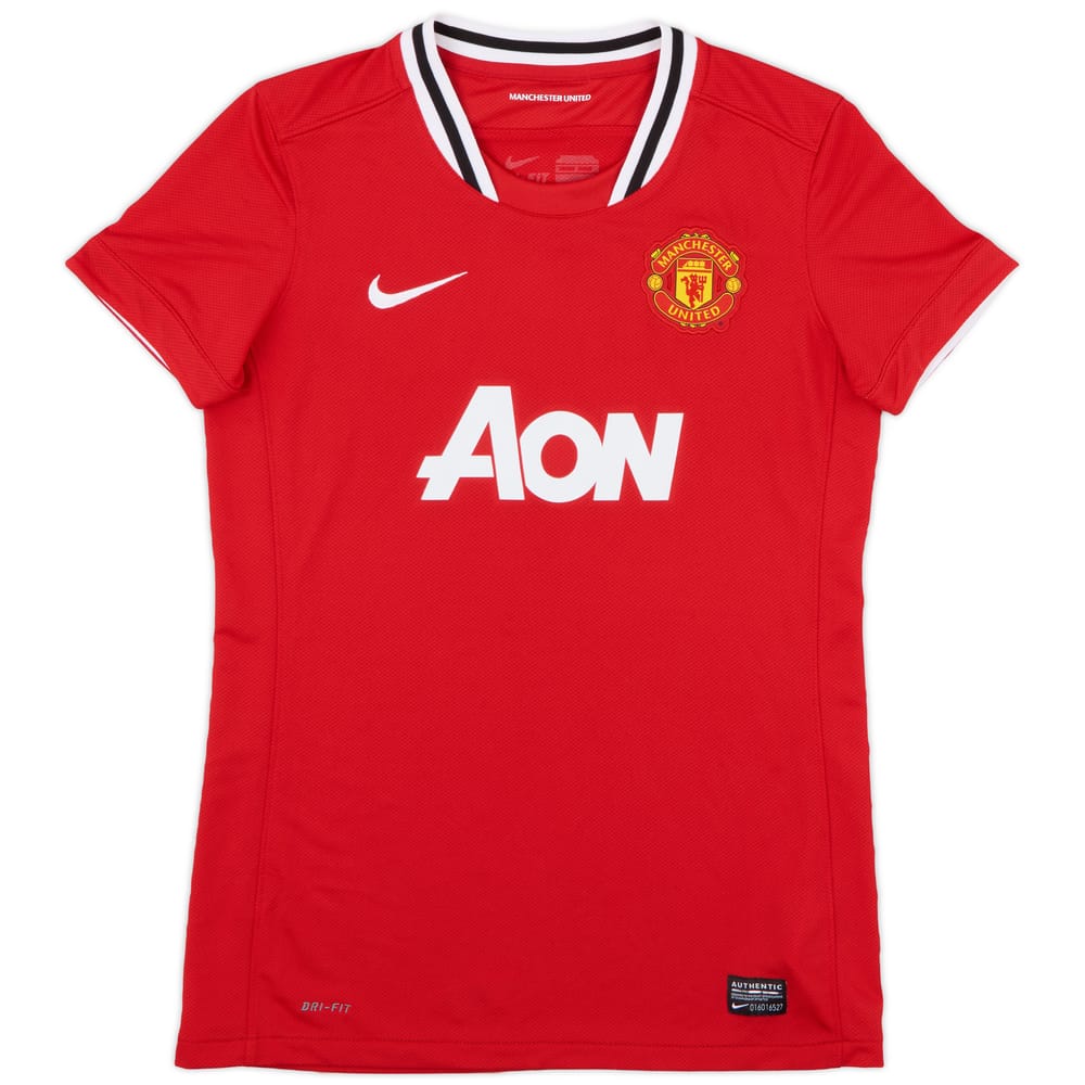 2011-12 Manchester United Home Shirt - 9/10 - (Women's S)