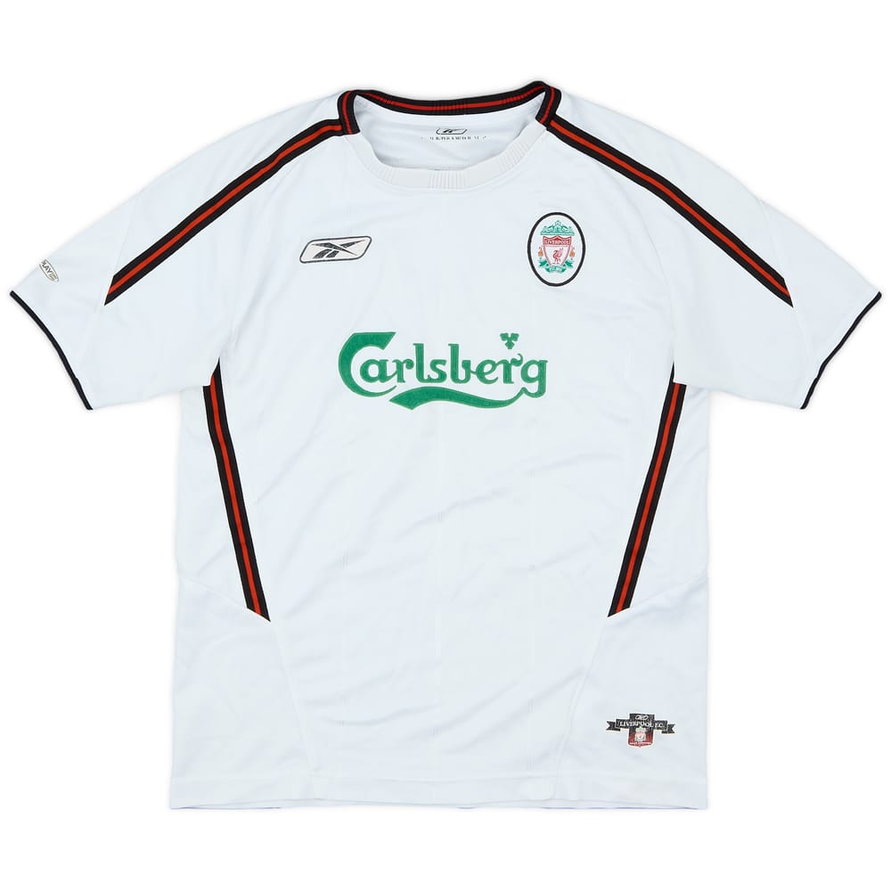 2003-04 Liverpool Away Shirt - 8/10 - (L.Boys)