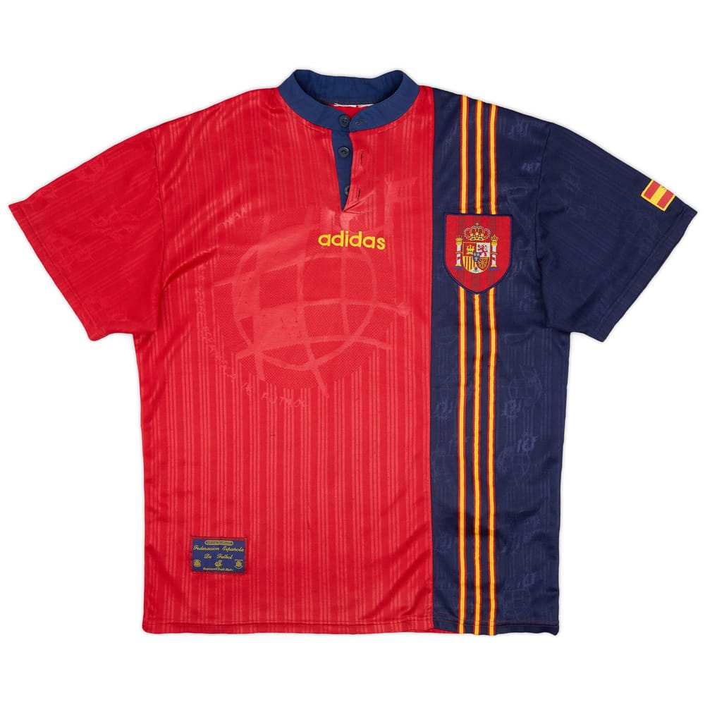 1996-98 Spain Home Shirt - 8/10 - (L)