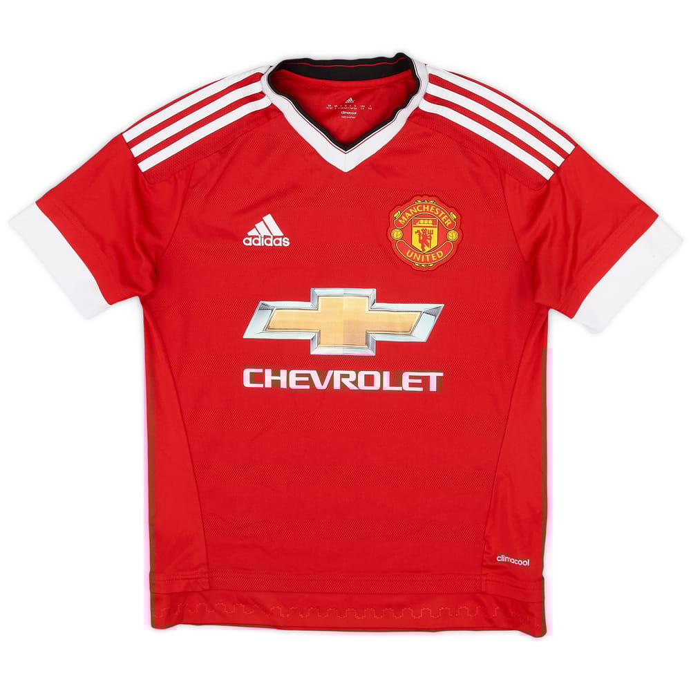 2015-16 Manchester United Home Shirt - 8/10 - (L.Boys)
