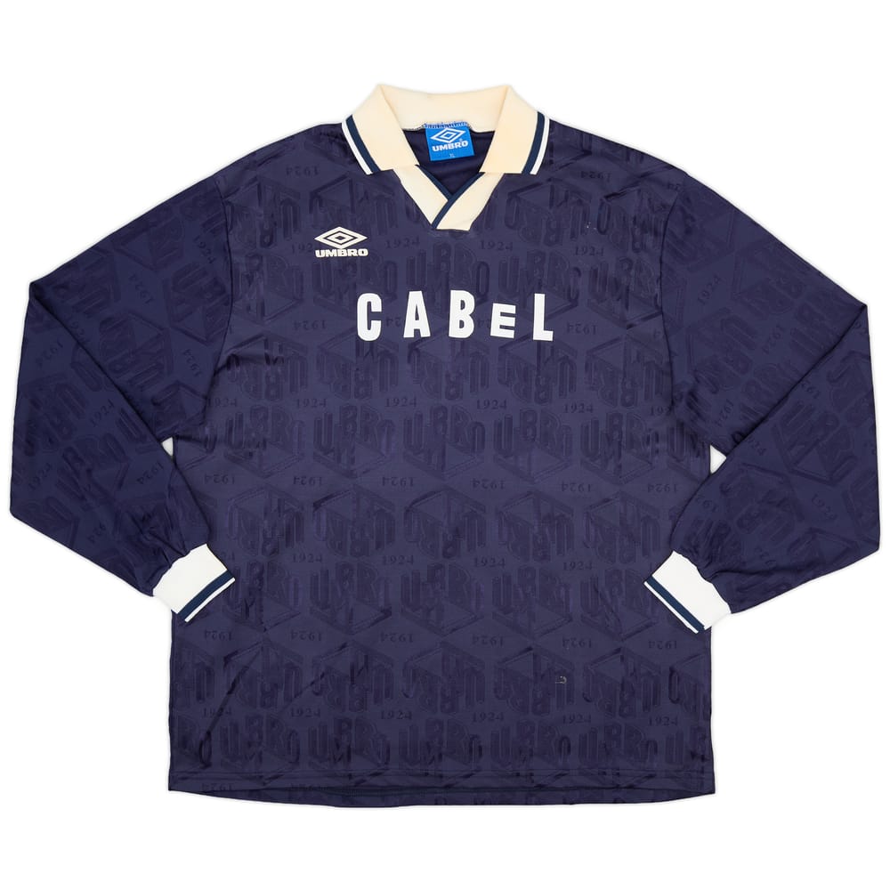 1990s Umbro Template L/S Shirt #11 - 7/10 - (XL)
