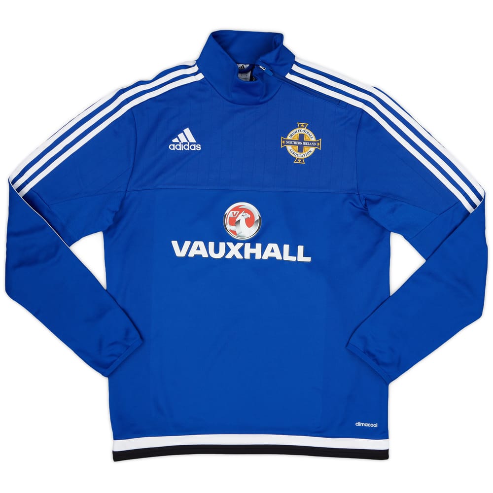 2015-16 Northern Ireland adidas 1/4 Zip Drill Top - 8/10 - (M)