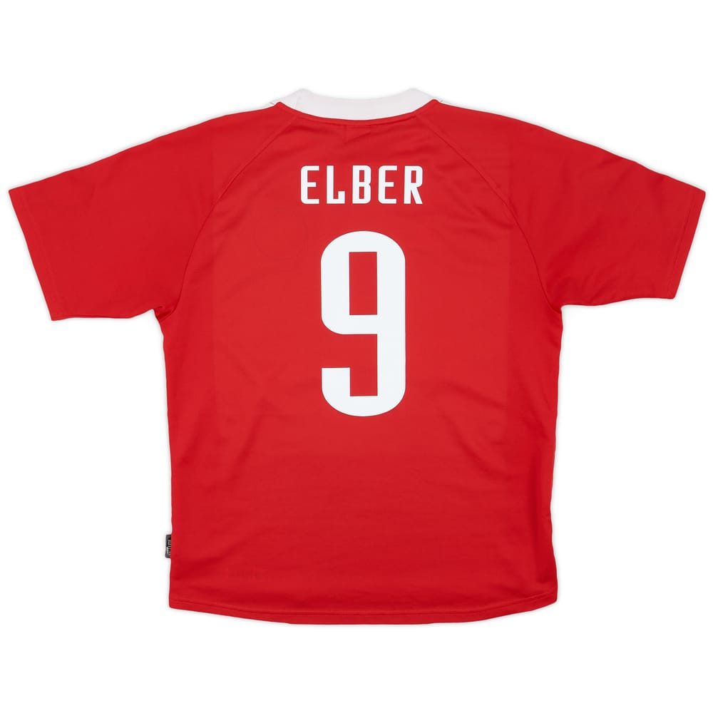 2001-02 Bayern Munich CL Shirt Elber #9 - 8/10 - (M)