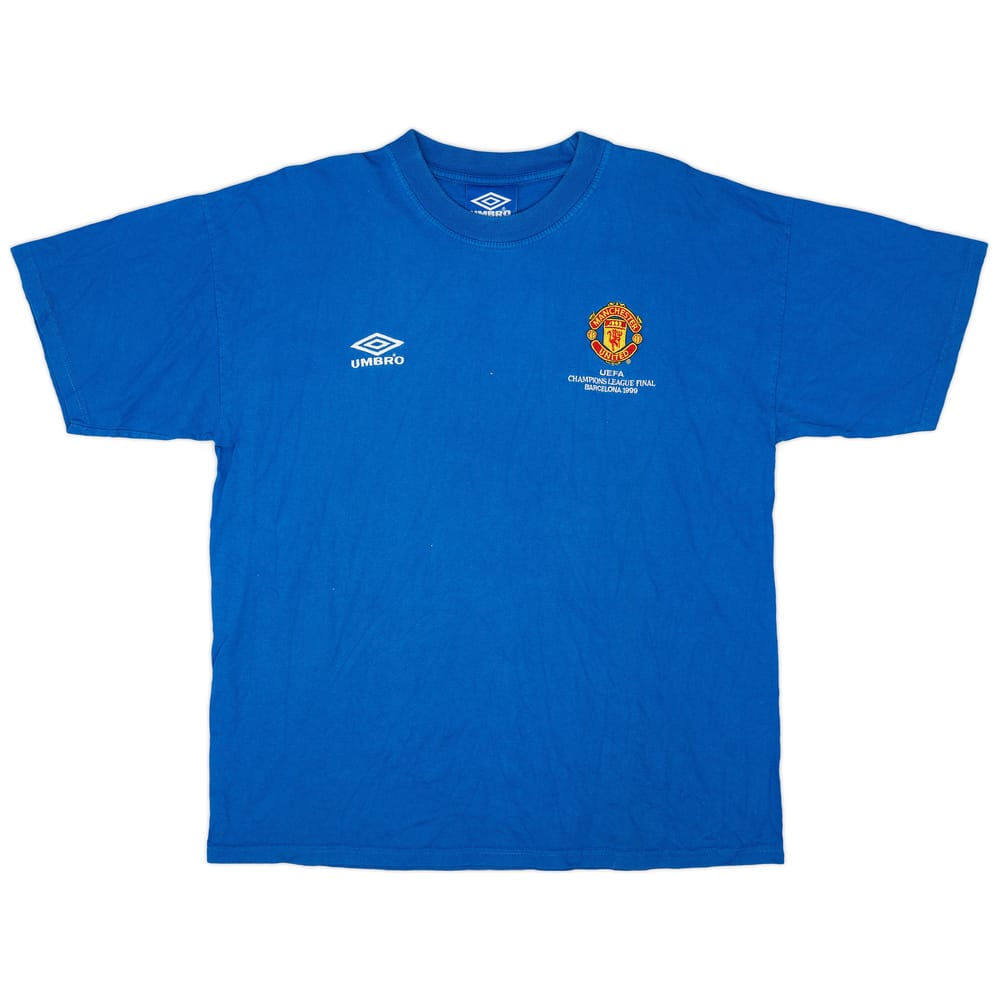 1999-00 Manchester United Umbro 'Champions League Final 1999' Training Shirt - 6/10 - (XL)