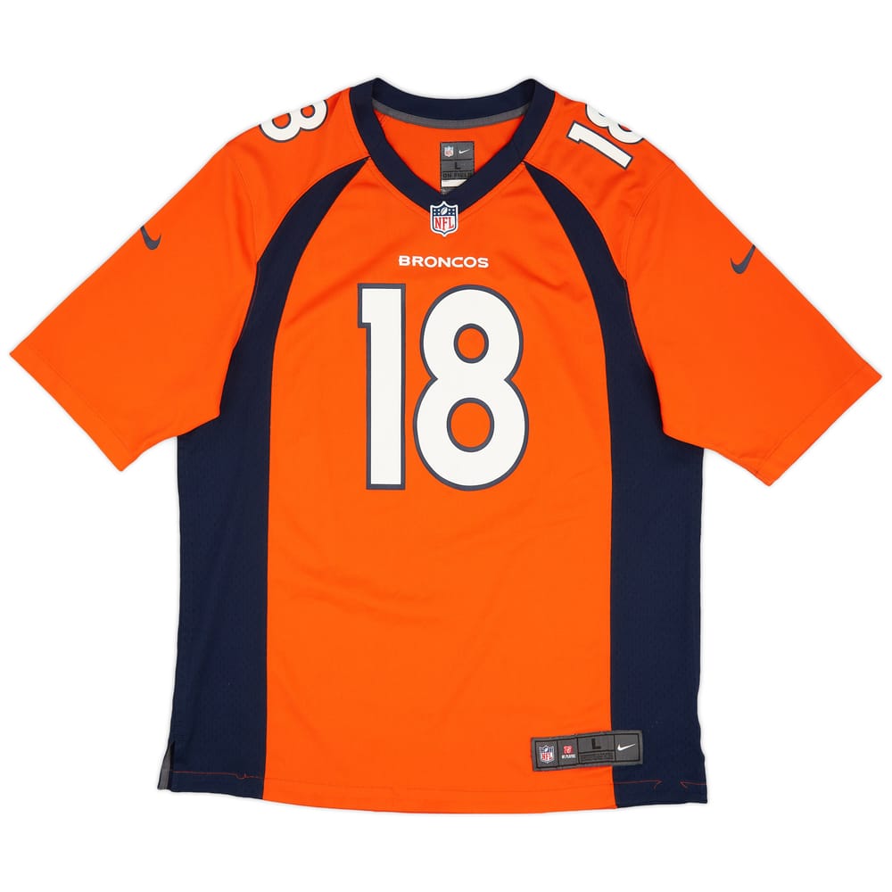 2013-15 Denver Broncos Manning #18 Nike Game Jersey (Home) L