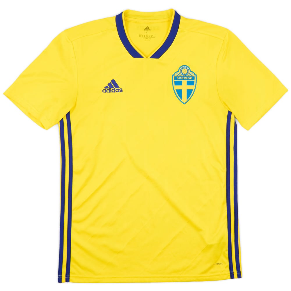 2018-20 Sweden Home Shirt - 9/10 - (S)