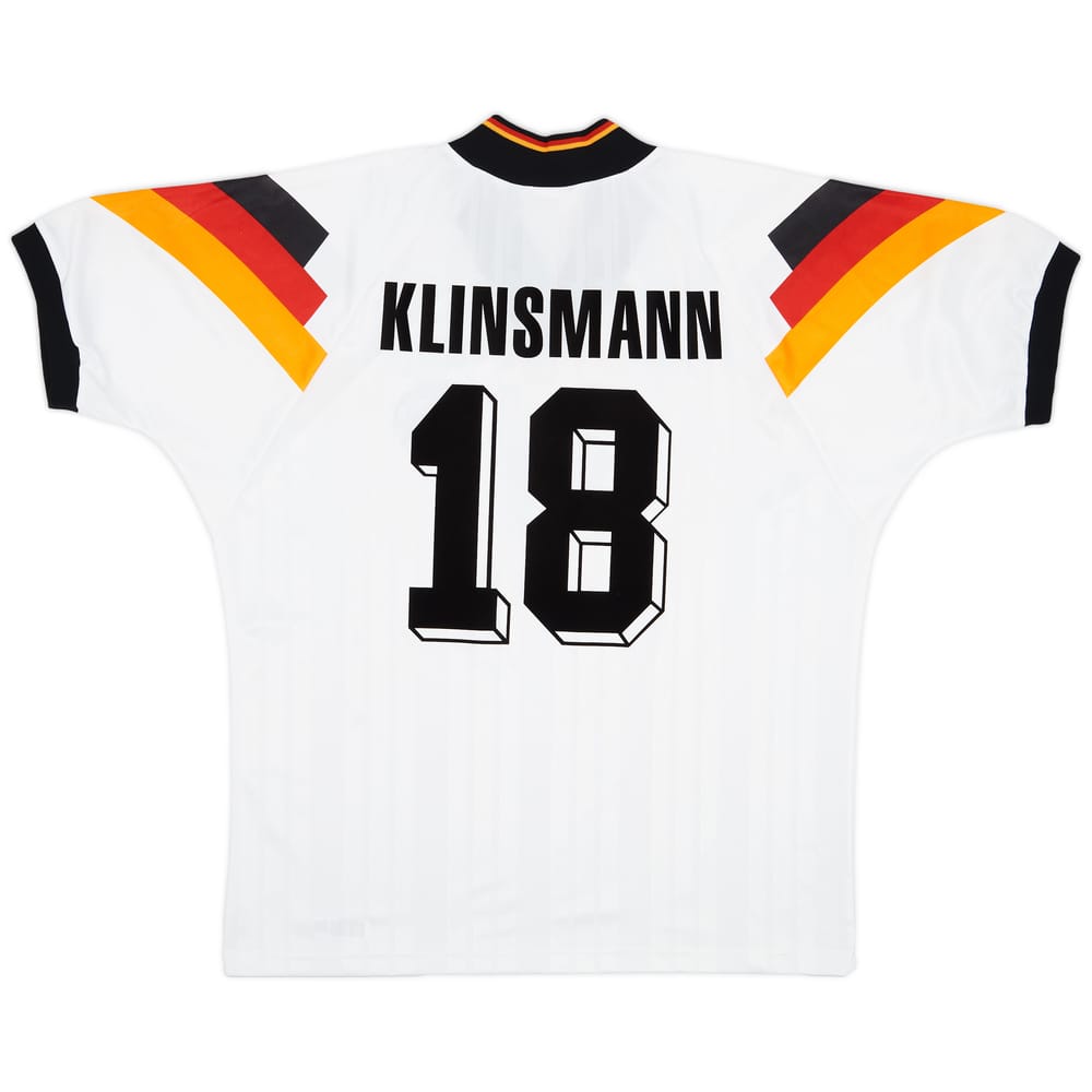 1992-94 Germany Home Shirt Klinsmann #18 - 8/10 - (XXL)