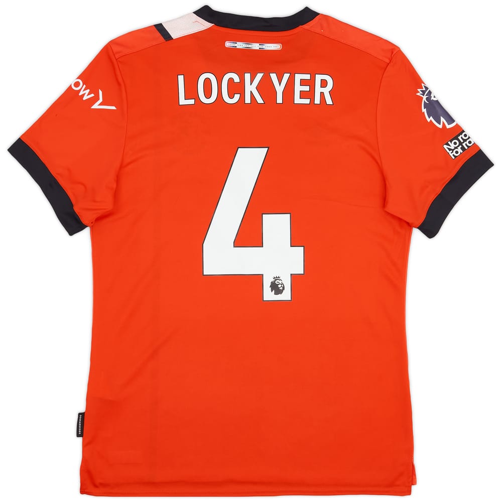 2023-24 Luton Match Issue Home Shirt Lockyer #4