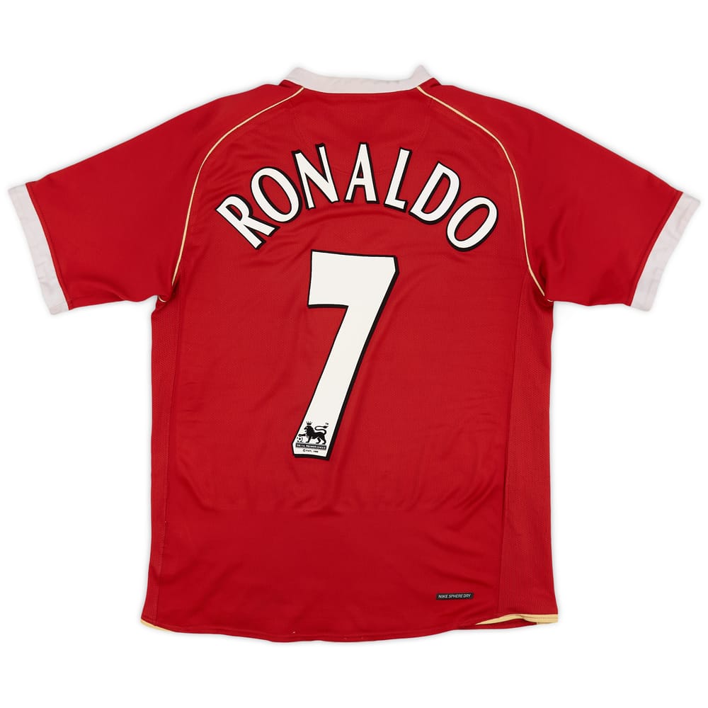 2006-07 Manchester United Home Shirt Ronaldo #7 - 6/10 - (S)