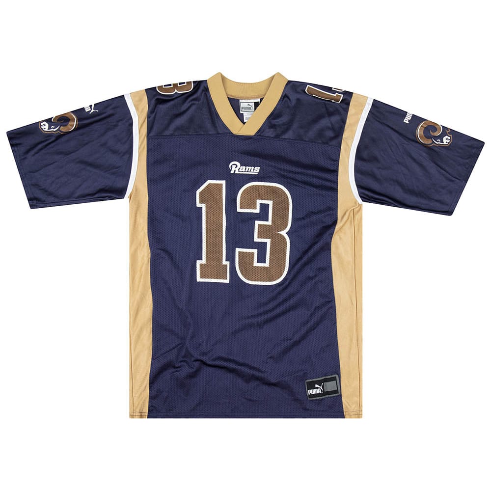 2000 St. Louis Rams Warner #13 Puma Jersey (Home) L