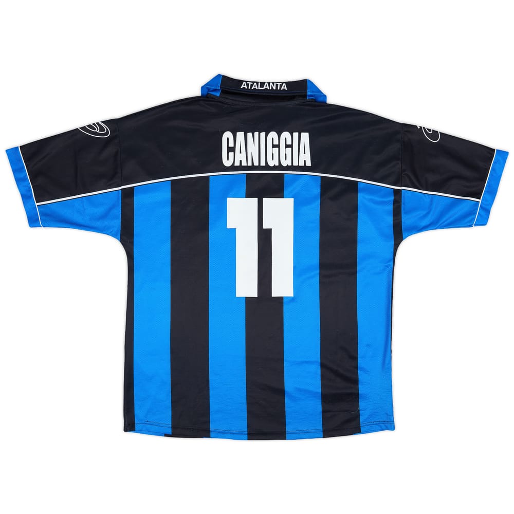 1999-00 Atalanta Home Shirt Caniggia #11 - 8/10 - (XL)