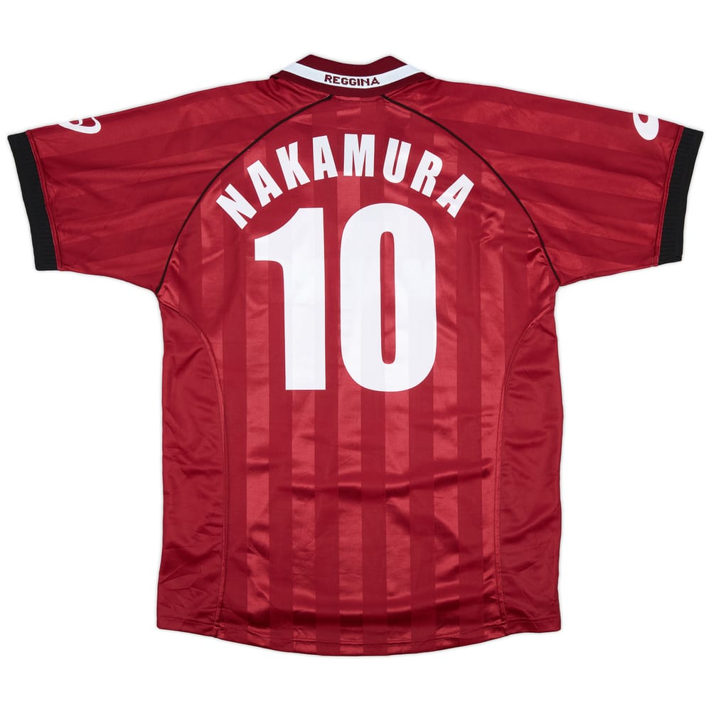 2002-03 Reggina Home Shirt Nakamura #10 - 9/10 - (M)
